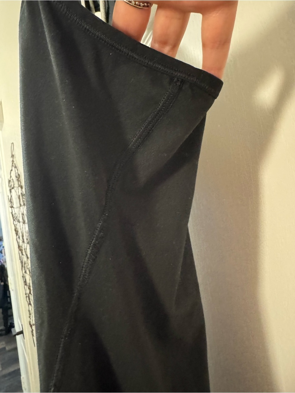 Athleta Black Scoop Neck Racerback Tank - Picture 4 of 7
